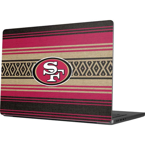 NFL San Francisco 49ers Trailblazer MacBook Pro 14in (2021-24) Skin