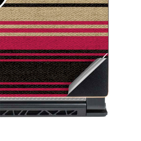 NFL San Francisco 49ers Trailblazer MSI GS65 Stealth Laptop Skin