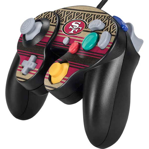 NFL San Francisco 49ers Trailblazer Nintendo GameCube Controller Skin
