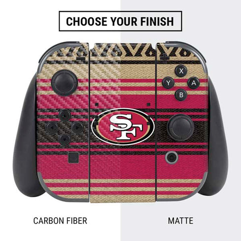 NFL San Francisco 49ers Trailblazer Nintendo Switch Bundle Skin