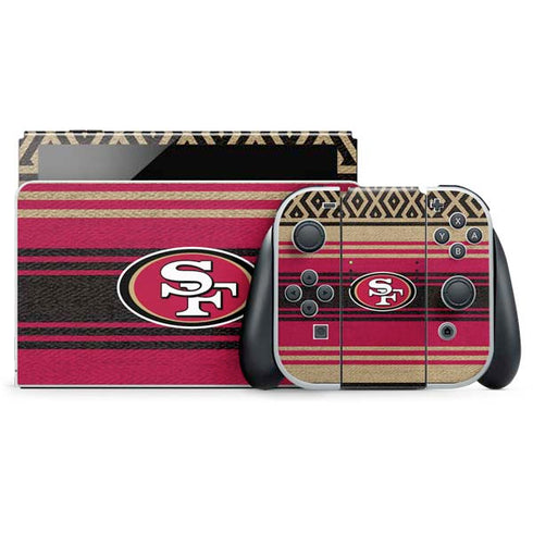 NFL San Francisco 49ers Trailblazer Nintendo Switch OLED (2021) Skin