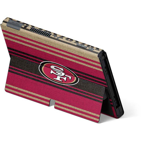 NFL San Francisco 49ers Trailblazer Nintendo Switch OLED (2021) Skin