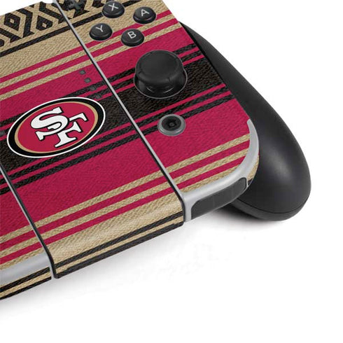 NFL San Francisco 49ers Trailblazer Nintendo Switch OLED (2021) Skin