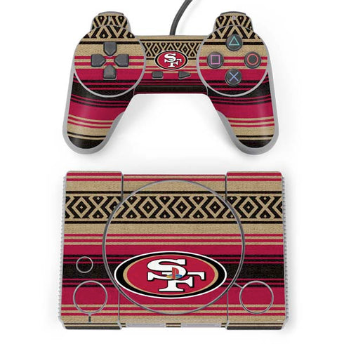 NFL San Francisco 49ers Trailblazer PlayStation Classic Bundle Skin