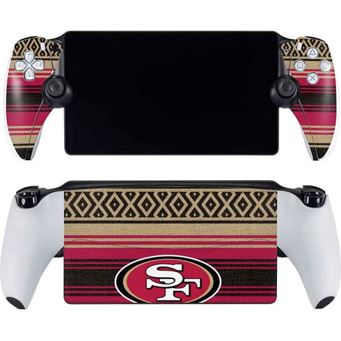 NFL San Francisco 49ers Trailblazer PlayStation Portal Remote Player Skin