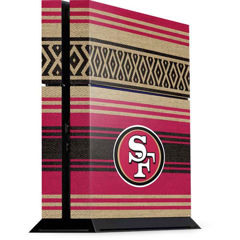 NFL San Francisco 49ers Trailblazer PS4 Console Skin