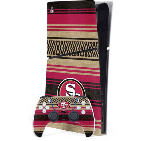 NFL San Francisco 49ers Trailblazer PS5 Slim Digital Edition Console Skin