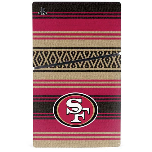 NFL San Francisco 49ers Trailblazer PS5 Slim Digital Edition Console Skin