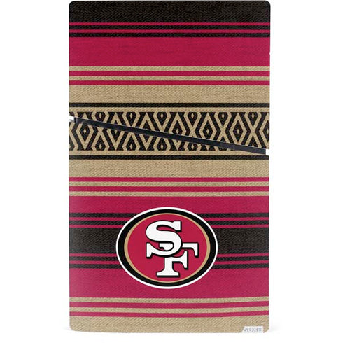 NFL San Francisco 49ers Trailblazer PS5 Slim Digital Edition Console Skin
