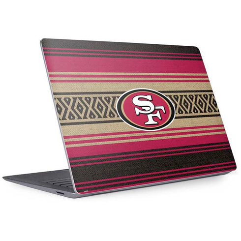 NFL San Francisco 49ers Trailblazer Surface Laptop 3 13.5in Skin