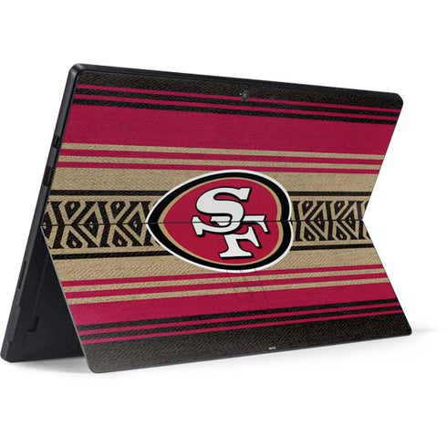 NFL San Francisco 49ers Trailblazer Surface Pro 7 Skin