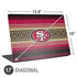 NFL San Francisco 49ers Trailblazer Universal Laptop 17in (13.8 x 10in) Skin