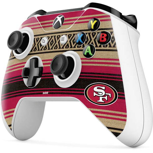 NFL San Francisco 49ers Trailblazer Xbox One S Controller Skin