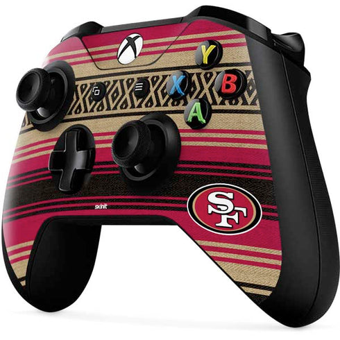 NFL San Francisco 49ers Trailblazer Xbox One X Controller Skin