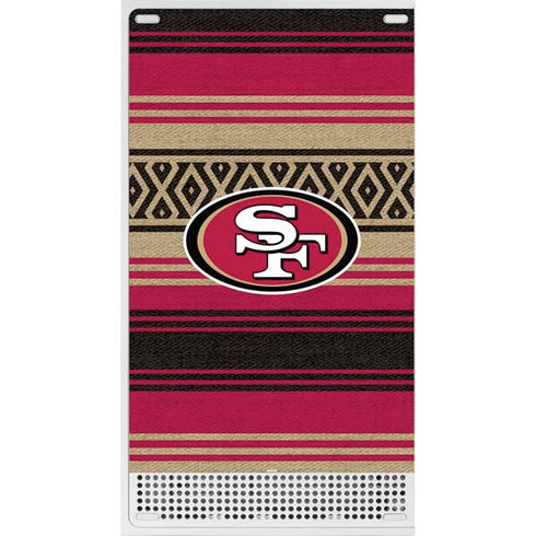 NFL San Francisco 49ers Trailblazer Xbox Series S Console Skin