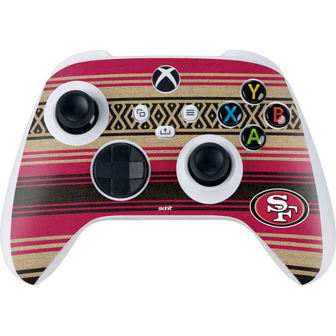 NFL San Francisco 49ers Trailblazer Xbox Series S Controller Skin