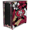 NFL San Francisco 49ers Tropical Print Corsair 4000D Tempered Glass Mid-Tower ATX Case Skin