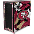 NFL San Francisco 49ers Tropical Print Corsair 4000D Tempered Glass Mid-Tower ATX Case Skin