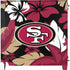 NFL San Francisco 49ers Tropical Print Corsair 4000D Tempered Glass Mid-Tower ATX Case Skin