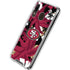 NFL San Francisco 49ers Tropical Print Galaxy A30 Clear Case