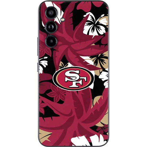 NFL San Francisco 49ers Tropical Print Galaxy A54 5G Skin