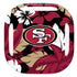 NFL San Francisco 49ers Tropical Print Galaxy Buds Pro Skin