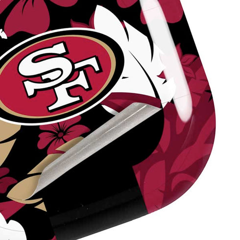 NFL San Francisco 49ers Tropical Print Galaxy Buds Pro Skin