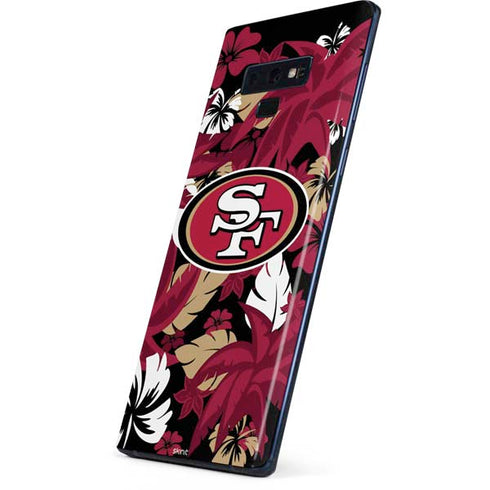 NFL San Francisco 49ers Tropical Print Galaxy Note 9 Skin