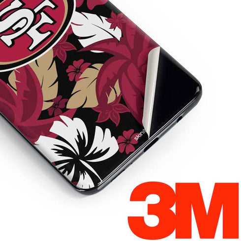 NFL San Francisco 49ers Tropical Print Galaxy S10 Skin