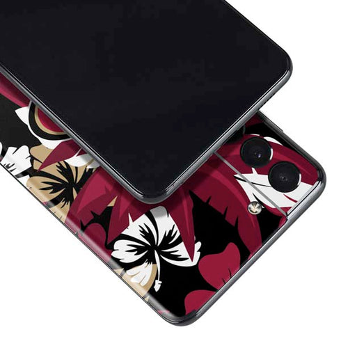 NFL San Francisco 49ers Tropical Print Galaxy S21 Plus 5G Skin