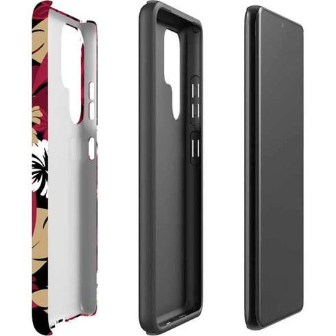 NFL San Francisco 49ers Tropical Print Galaxy S22 Ultra Pro Case