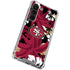 NFL San Francisco 49ers Tropical Print Galaxy S23 Clear Case