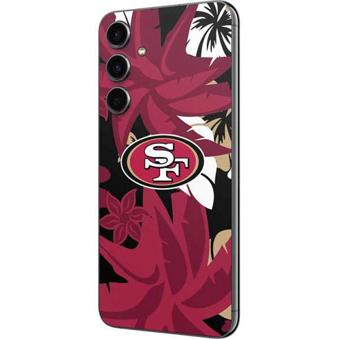 NFL San Francisco 49ers Tropical Print Galaxy S23 FE Skin