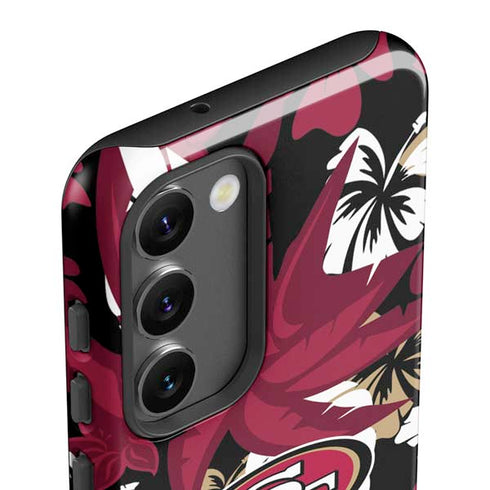 NFL San Francisco 49ers Tropical Print Galaxy S23 Pro Case