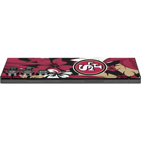 NFL San Francisco 49ers Tropical Print Galaxy S23 Ultra Skin