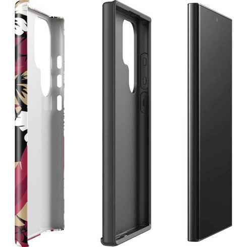 NFL San Francisco 49ers Tropical Print Galaxy S24 Ultra Impact Case