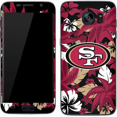 NFL San Francisco 49ers Tropical Print Galaxy S7 Skin