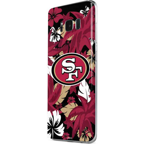 NFL San Francisco 49ers Tropical Print Galaxy S8 Skin
