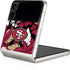 NFL San Francisco 49ers Tropical Print Galaxy Z Flip3 5G Skin