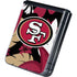 NFL San Francisco 49ers Tropical Print Galaxy Z Flip5 5G Skin