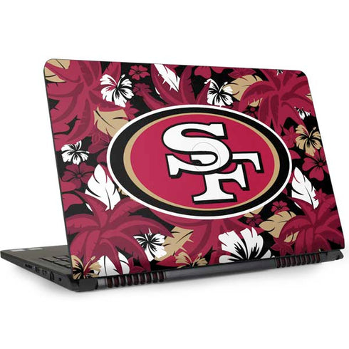 NFL San Francisco 49ers Tropical Print Dell Inspiron Skin