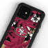 NFL San Francisco 49ers Tropical Print iPhone 12 Mini Waterproof Case