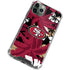 NFL San Francisco 49ers Tropical Print iPhone 12 Pro Clear Case