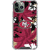 NFL San Francisco 49ers Tropical Print iPhone 12 Pro Max Clear Case
