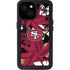 NFL San Francisco 49ers Tropical Print iPhone 13 Mini Waterproof Case