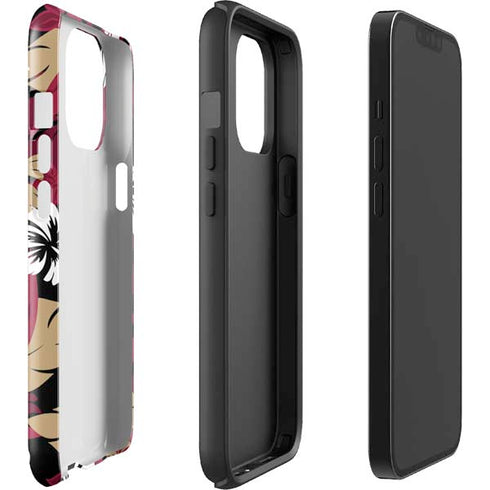 NFL San Francisco 49ers Tropical Print iPhone 13 Pro Max Impact Case