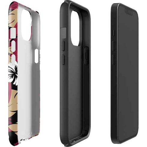 NFL San Francisco 49ers Tropical Print iPhone 15 Plus Impact Case