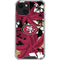 NFL San Francisco 49ers Tropical Print iPhone 14 Plus Clear Case