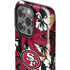 NFL San Francisco 49ers Tropical Print iPhone 15 Pro Impact Case