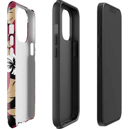 NFL San Francisco 49ers Tropical Print iPhone 14 Pro Impact Case